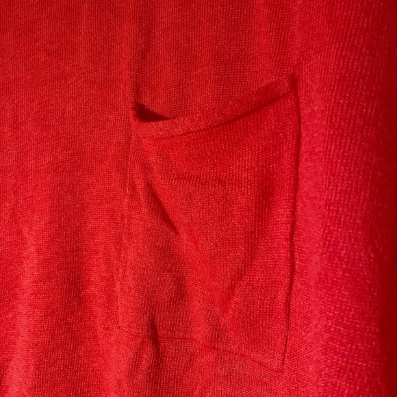 SMARTSET red long sleeve top size M - Picture 4 of 6